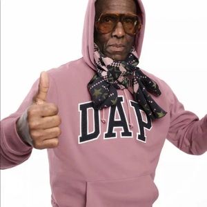 GAP x Dapper Dan Ltd. Edition DAP Hoodie in Rose Pink - Medium - *IN HAND*